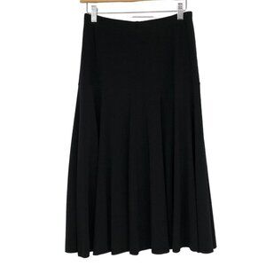 Fast Base Black Flared Skirt size L